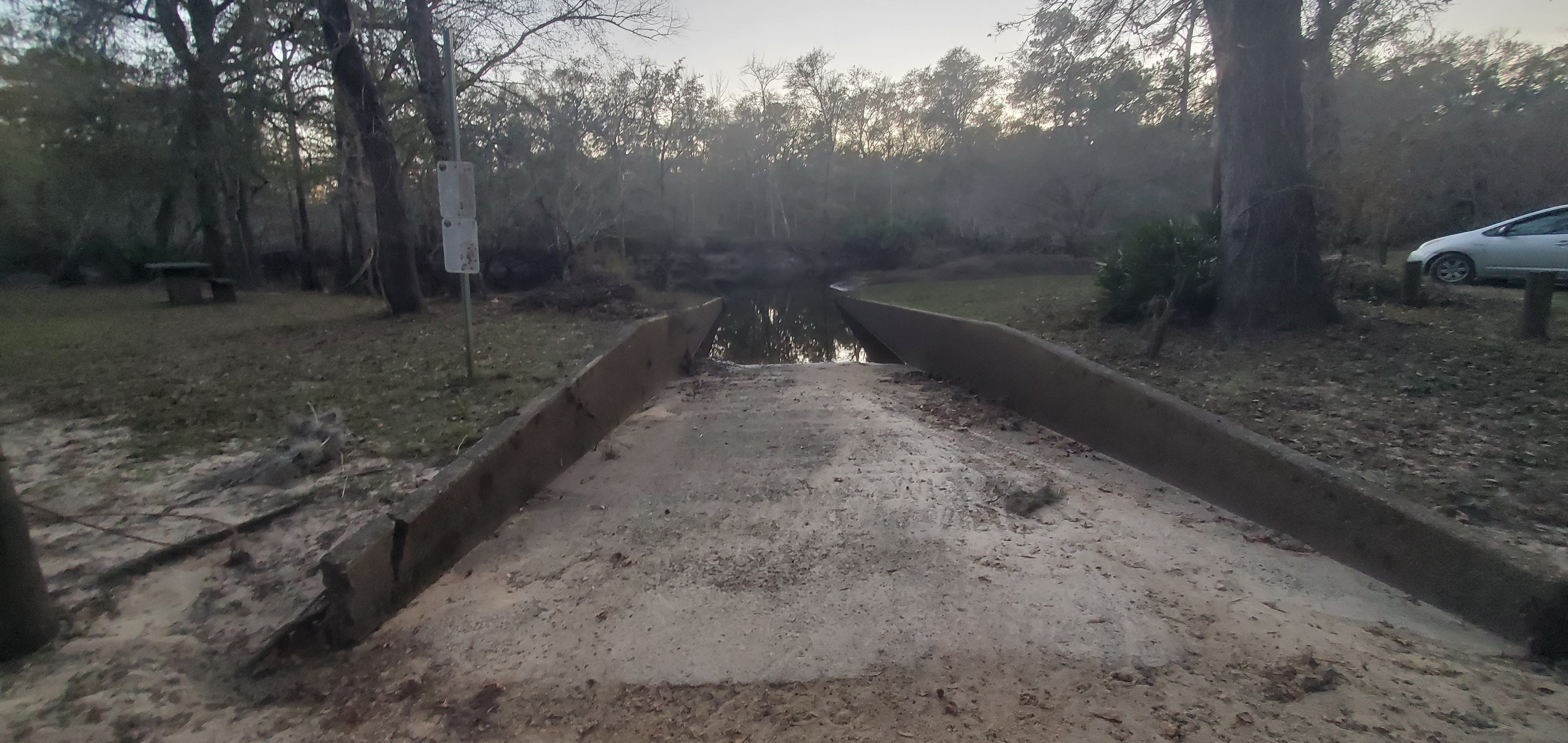 Langdale Park Boat Ramp, Withlacoochee River @ North Valdosta Road 2024-01-04