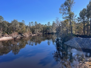 [Lakeland Boat Ramp downstream rainbow, Alapaha River @ GA 122 2024-01-04]