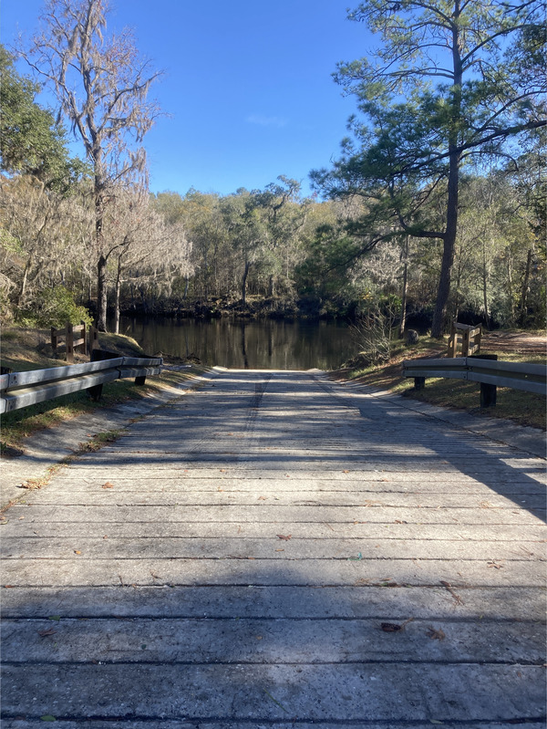 [US 27 Ramp, Santa Fe River @ US 27 2024-01-10]