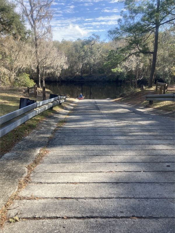 [US 27 Ramp, Santa Fe River @ US 27 2024-01-25]