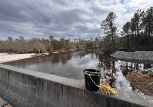 [Lakeland Boat Ramp downstream, Alapaha River @ GA 122 2024-01-25]