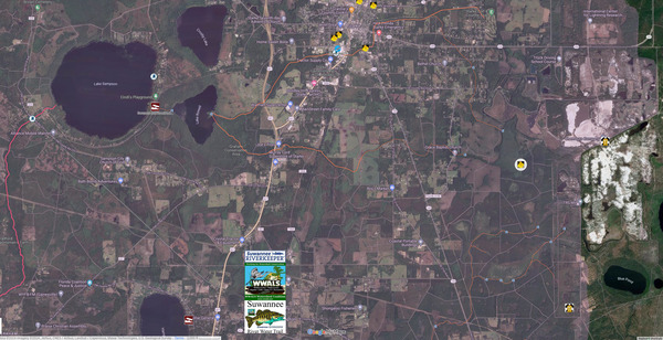 [Map: Spill from Chemours Trail Ridge South Mine in SRWT]