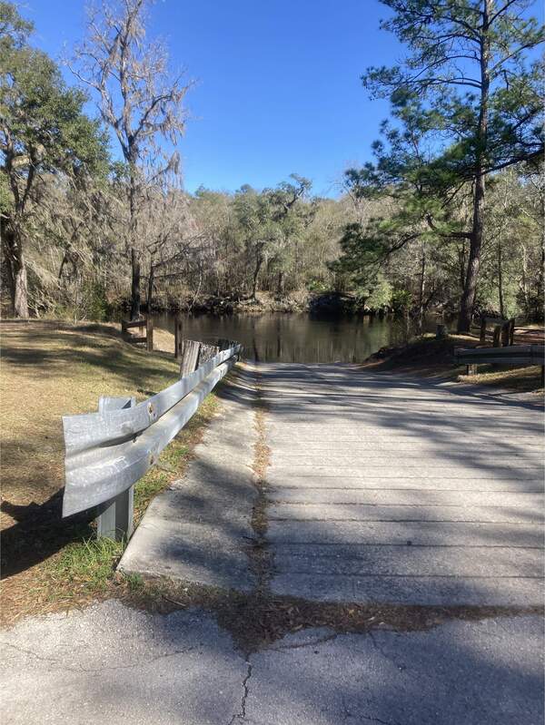 [US 27 Ramp, Santa Fe River @ US 27 2024-02-01]