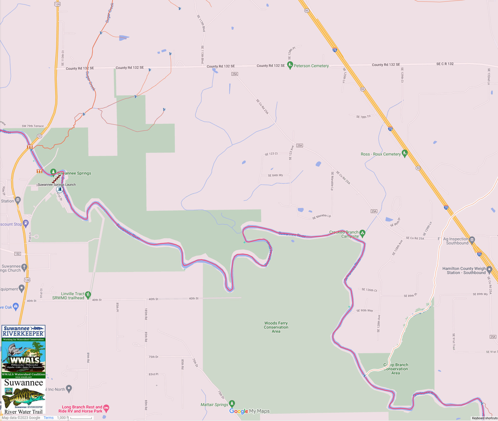 Camp Branch and Suwannee Springs in SRWT