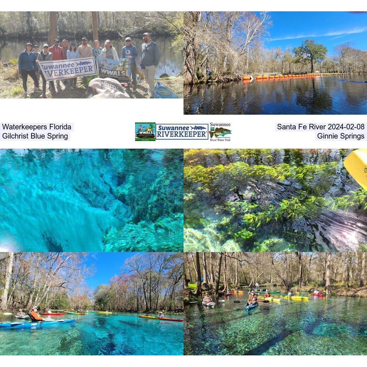 Banners, Springs, Santa Fe River, Waterkeepers Florida 2024-02-08