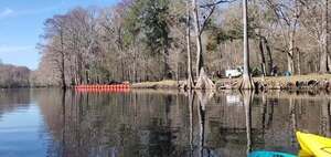 [Movie: Rum Island County Park closed because of installing this swimming barrier, 29.833, -82.6786 (25M)]