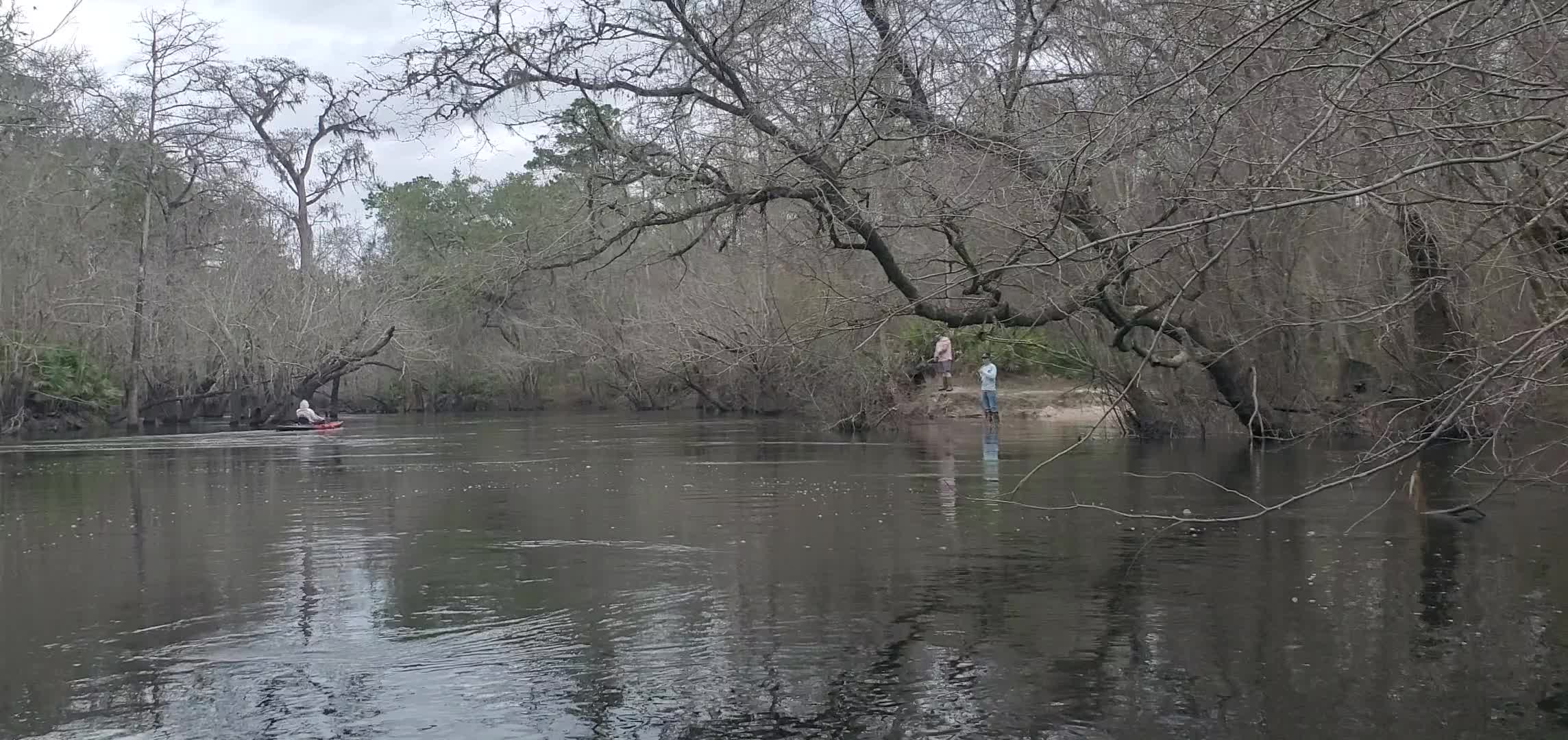 Movie: Little River Confluence, with fishers, 13:22:34, 30.8463034, -83.3475918 (20M)