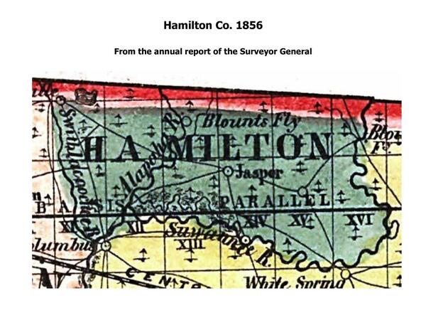 Historical Map: Hamilton County 1856