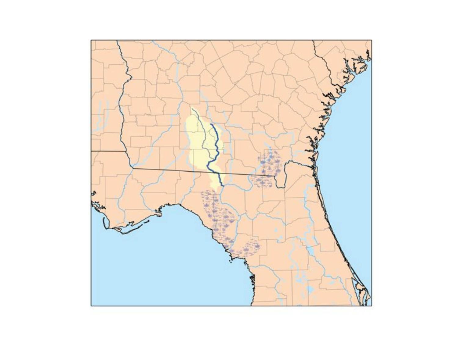 Location Map: Withlacoochee River