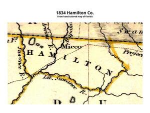 [Historical Map: Hamilton County 1834]