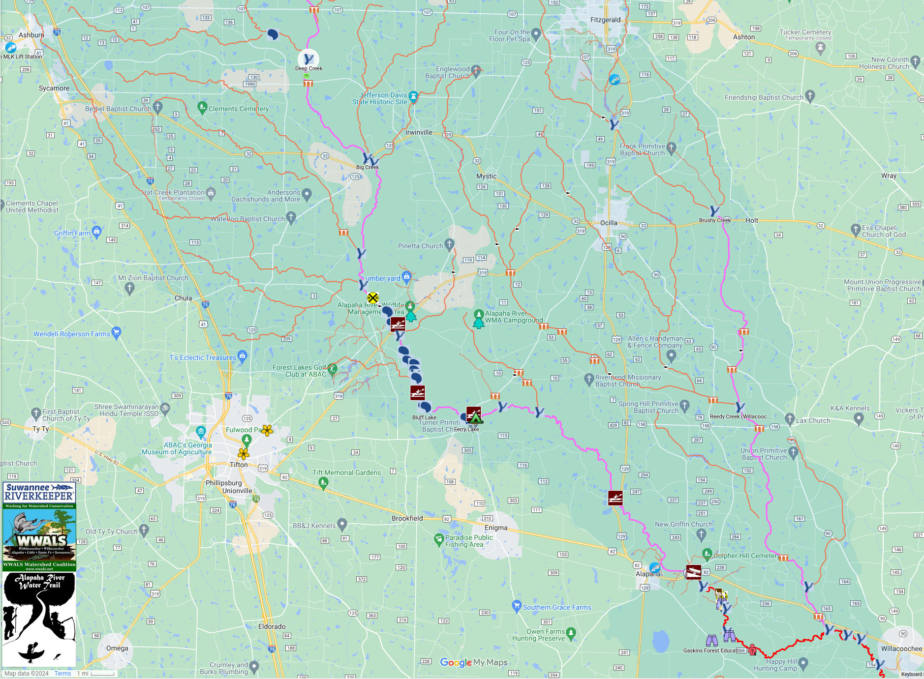 Deep Creek, Alapaha River, ARWT