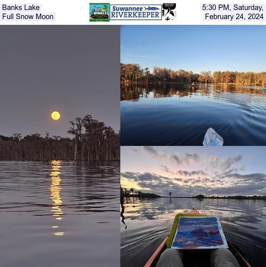 IG: Banks Lake and painting --Julie Bowland, February 5, 2023