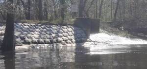 [Movie: 100-million-dollar waterfall: outfall of Valdosta WWTP, 14:44:53, 30.8361563, -83.3590838 (69M)]