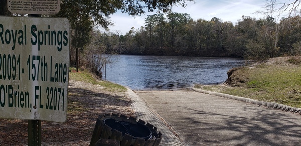 [Royal Springs Ramp, Suwannee River @ 157 Drive 2024-02-28]