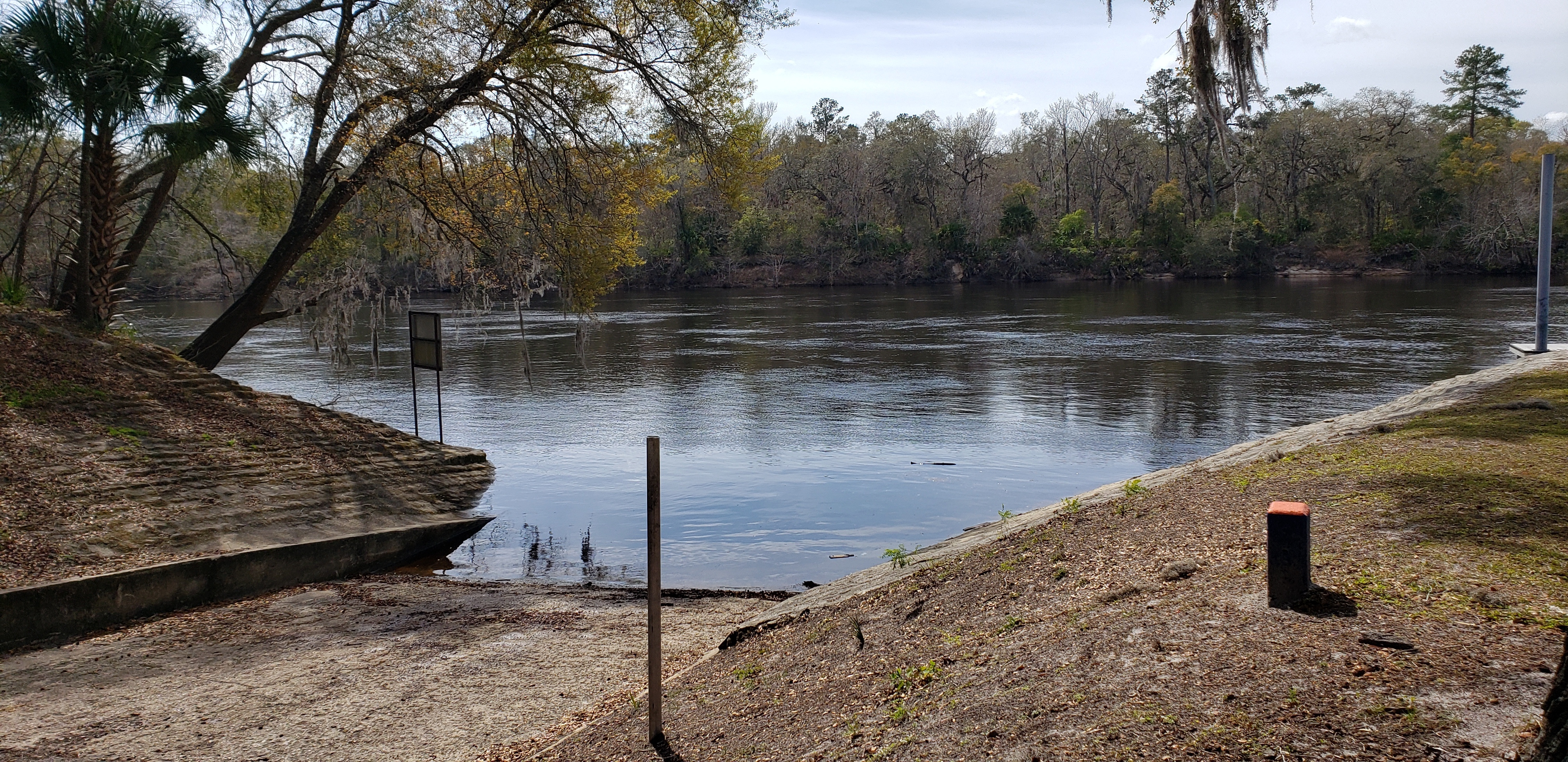 Ivey Memorial Park Ramp, Suwannee River @ US 27 2024-02-28