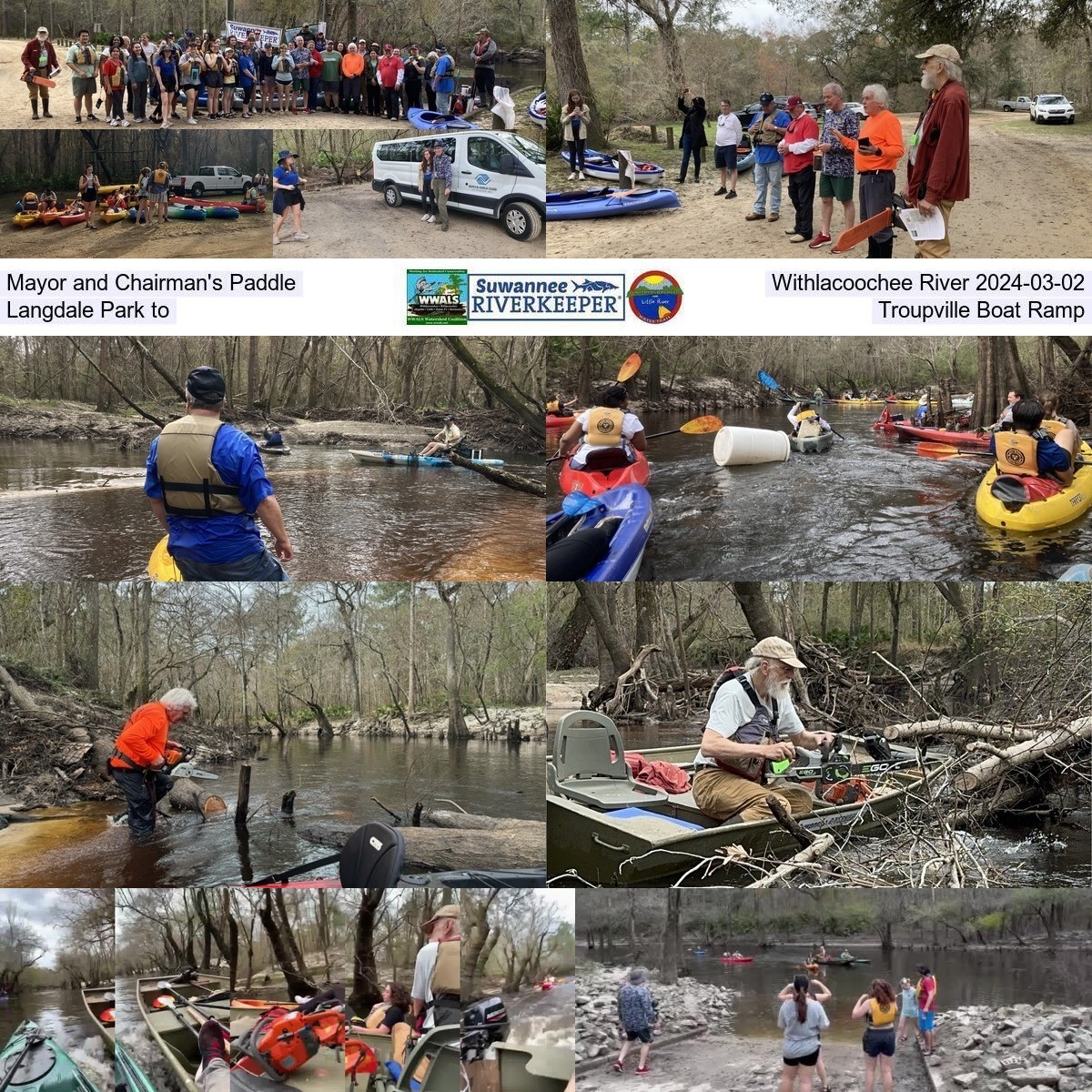 [Mayor and Chairman's Paddle, Withlacoochee River, 2024-03-02]