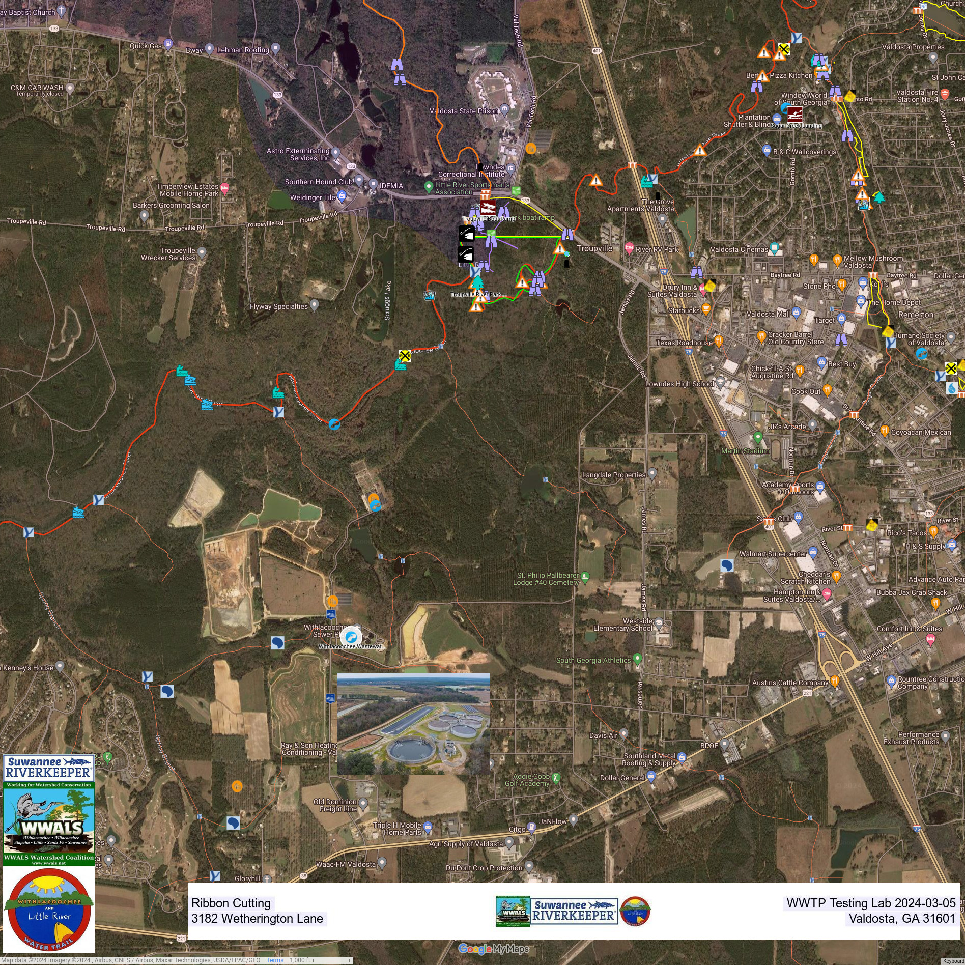 [WWTP in WLRWT and Valdosta Utilities]