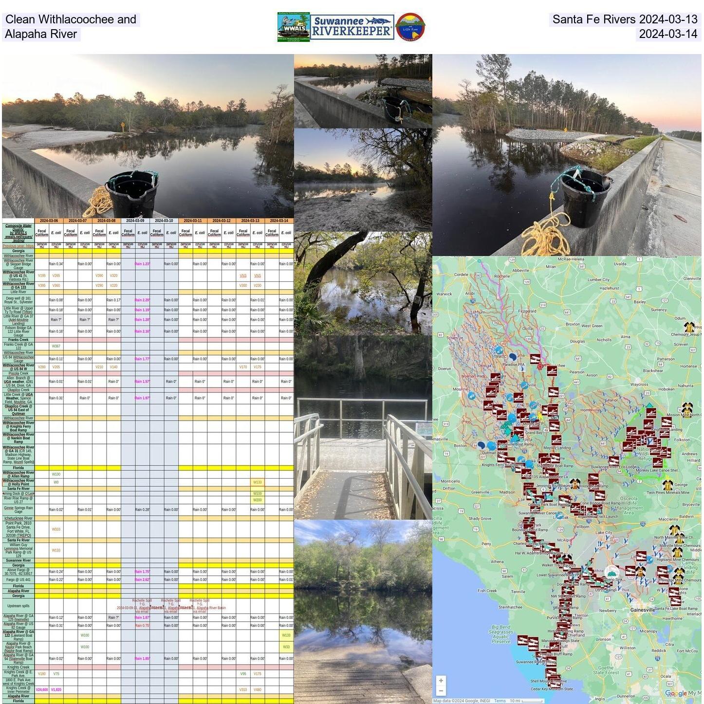 Chart, Clean Rivers, Map 2024-03-13