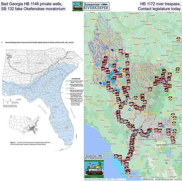 [Help oppose bad Georgia bills HB 1146 rich man's water system, HB 1172 river trespass, and SB 132 fake Okefenokee moratorium]