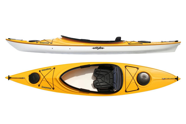 [Sandpiper lightweight recreational kayak yellow]