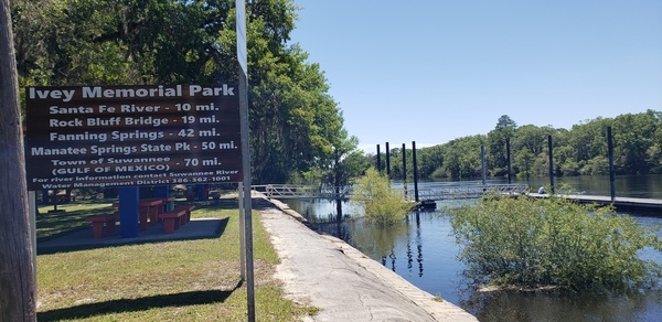 Dock, Ivey Memorial Park Ramp, Suwannee River @ US 27 2024-04-04