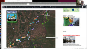 [Map for Second Suwannee River Cleanup]