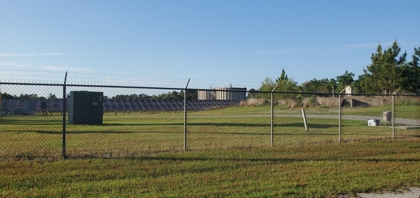 [Solar panels at old closed WWTP, 2024:04:14 18:41:42, 30.8301760, -83.3557050]