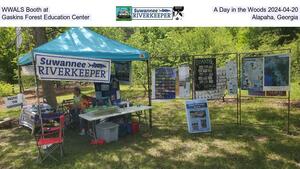 [WWALS Booth at A Day in the Woods 2024-04-20, Gaskins Forest Education Center, Alapaha, Georgia]