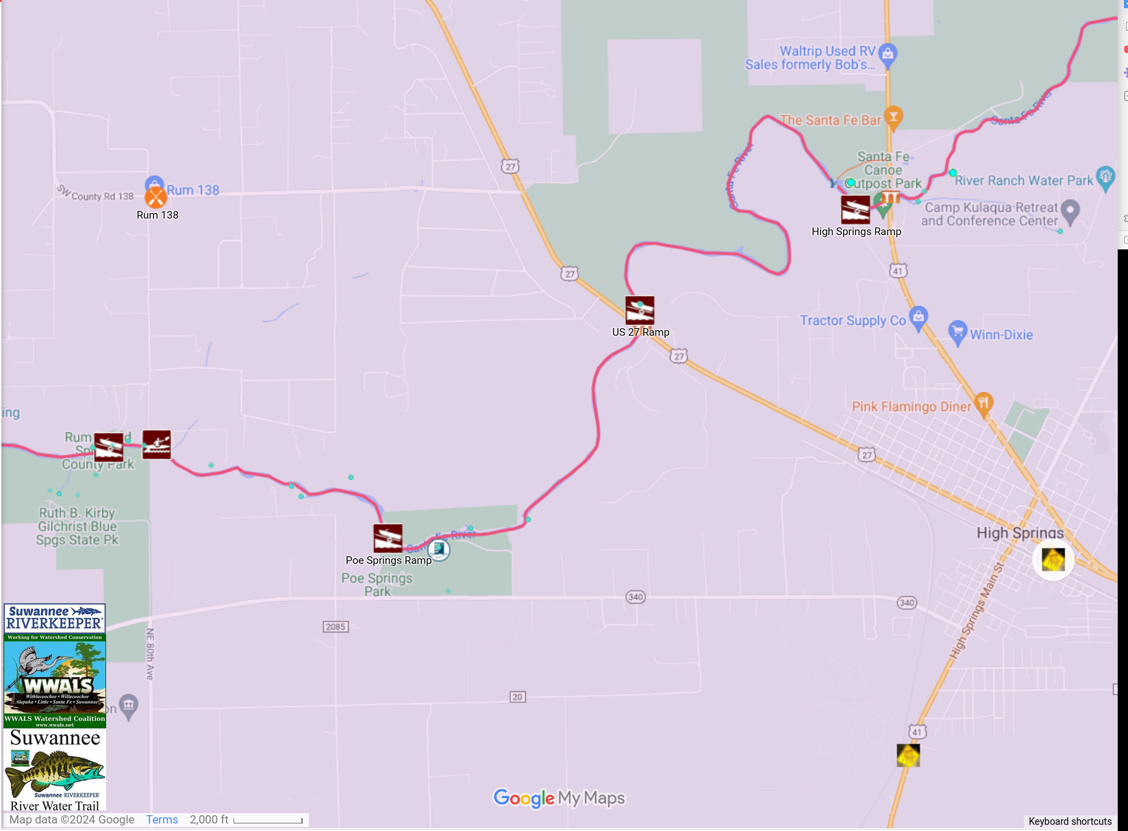 Map: Context, NE Railroad Ave. Sewage Spill