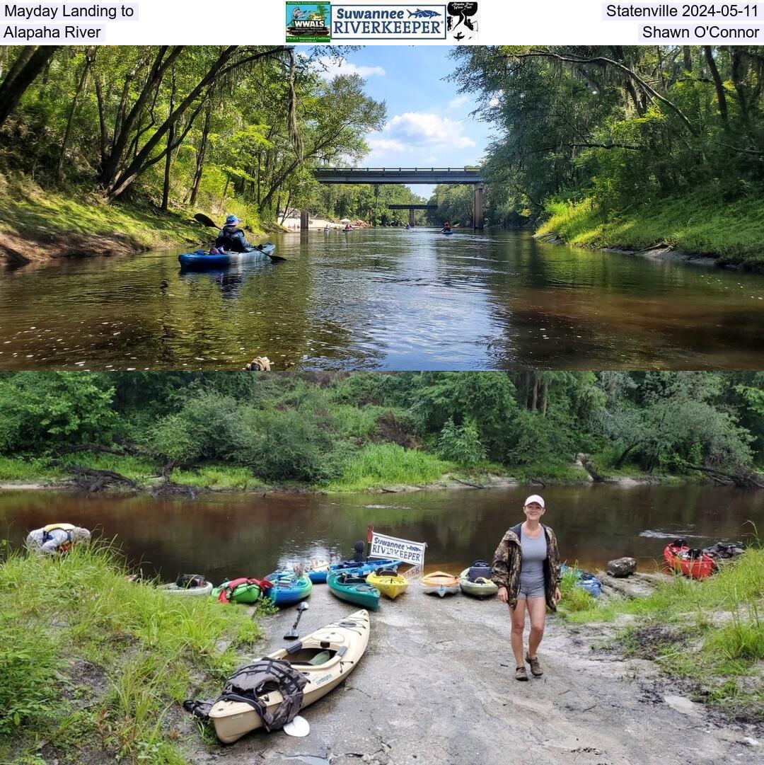 Mayday Landing to Statenville 2024-05-11, Alapaha River, Shawn O'Connor