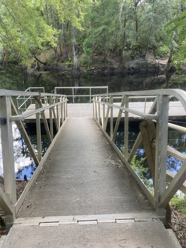 [O'Leno Dock, Santa Fe River @ O'Leno Park Road 2024-05-22]