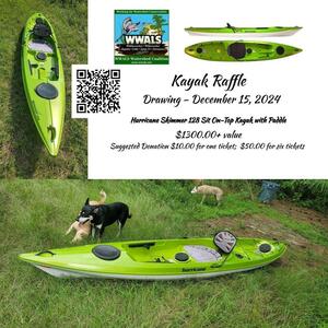 [Raffle: Hurricane Skimmer 128 Sit-On-Top Kayak with Paddle]