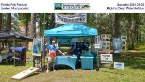 [Florida Folk Festival, Saturday 2024-05-25, Livelier. Most popular:, Right to Clean Water Petition]