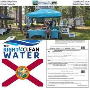 [Florida Folk Festival, Sunday 2024-05-26, Florida Petition for Right to Clean Water]