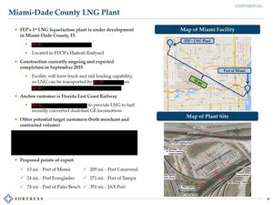 [Map: Miami-Dade County LNG Plant]