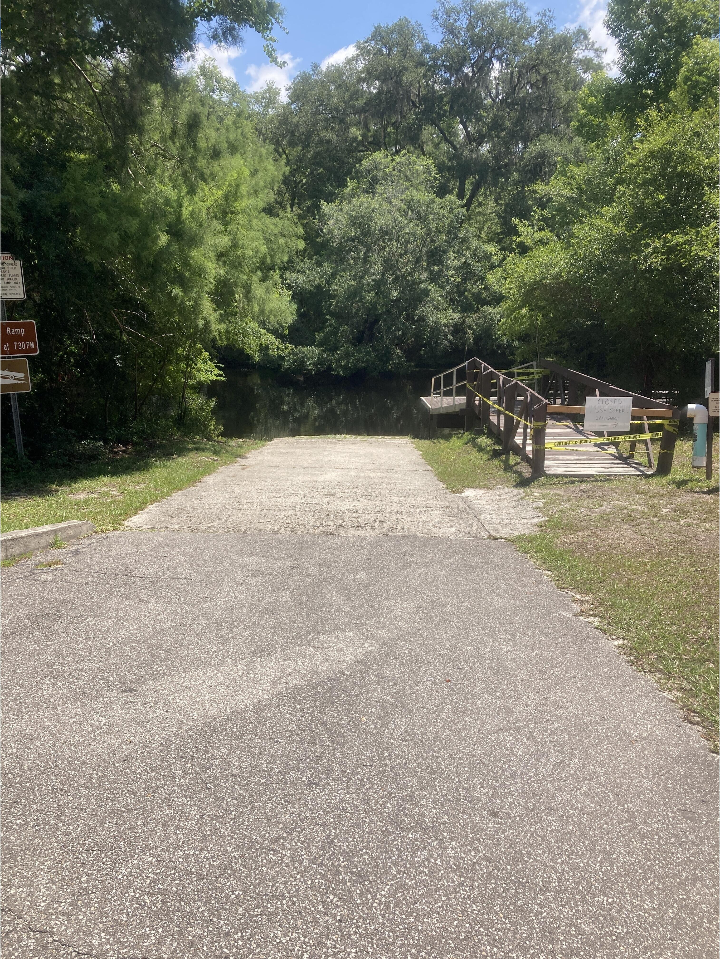 Poe Springs Ramp, Santa Fe River @ CR 340 2024-06-13