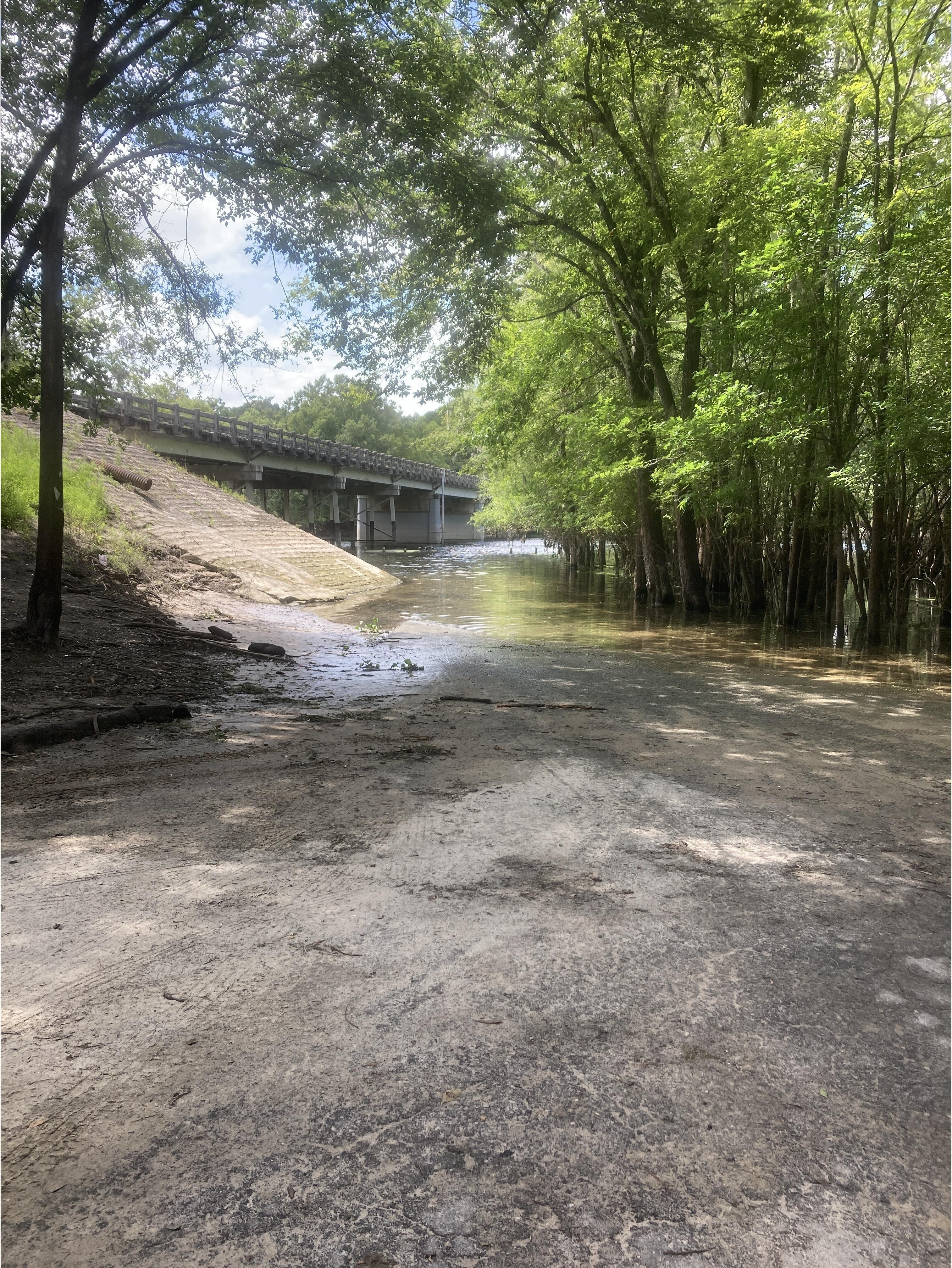 US 129 Ramp, Santa Fe River 2024-06-19