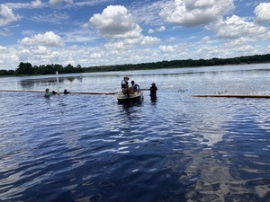 [Jo and Rindy help cross the barrier, 13:40:31 --Gretchen Quarterman]