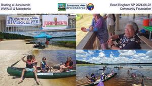 [Boating at Juneteenth, Reed Bingham SP 2024-06-22, WWALS & Macedonia Community Foundation]