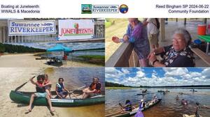 [Boating at Juneteenth, Reed Bingham SP 2024-06-22, WWALS & Macedonia Community Foundation]