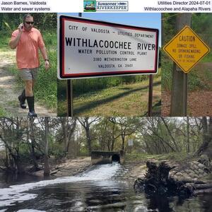 [Jason Barnes, Valdosta, Utilities Director 2024-07-01, Water and sewer systems, Withlacoochee and Alapaha Rivers]