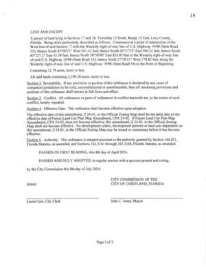 [The effective date of this amendment, Z 24-01, to the Official Zoning Map shall be the same date as the effective date of Future Land Use Plan Map Amendment, CPA 24-02.]