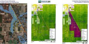 [2,109-acre 50-year PUD rezoning, in Agricultural / Rural Residential Area, Floodplain upstream from Suwannee River, City of Chiefland, FL 2024-07-08]