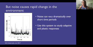 [But noise causes rapid change in the environment]