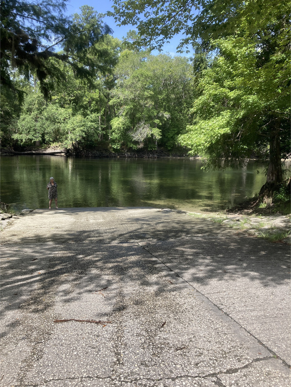 Hollingsworth Bluff Ramp, Santa Fe River @ CR 138 2024-07-10