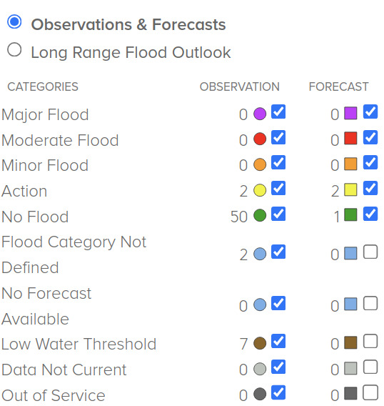 Legend: NOAA water levels 2024-07-12