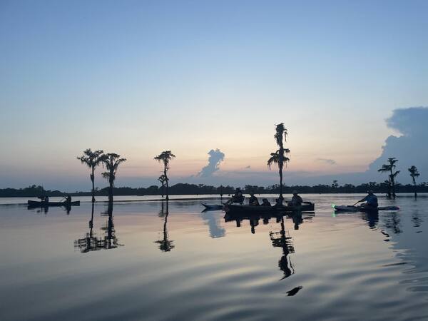 Canoes and kayaks, 2023-07-23 --Gee Edwards