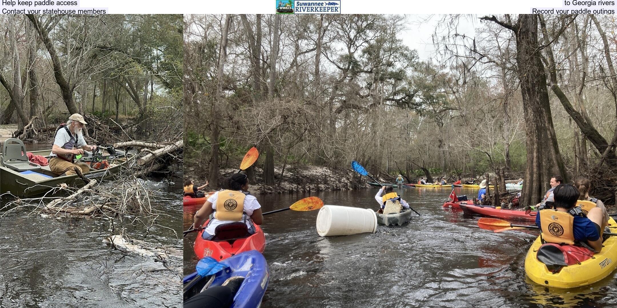 Help keep paddle access to Georgia rivers, Contact your statehouse members, Record your paddle outings