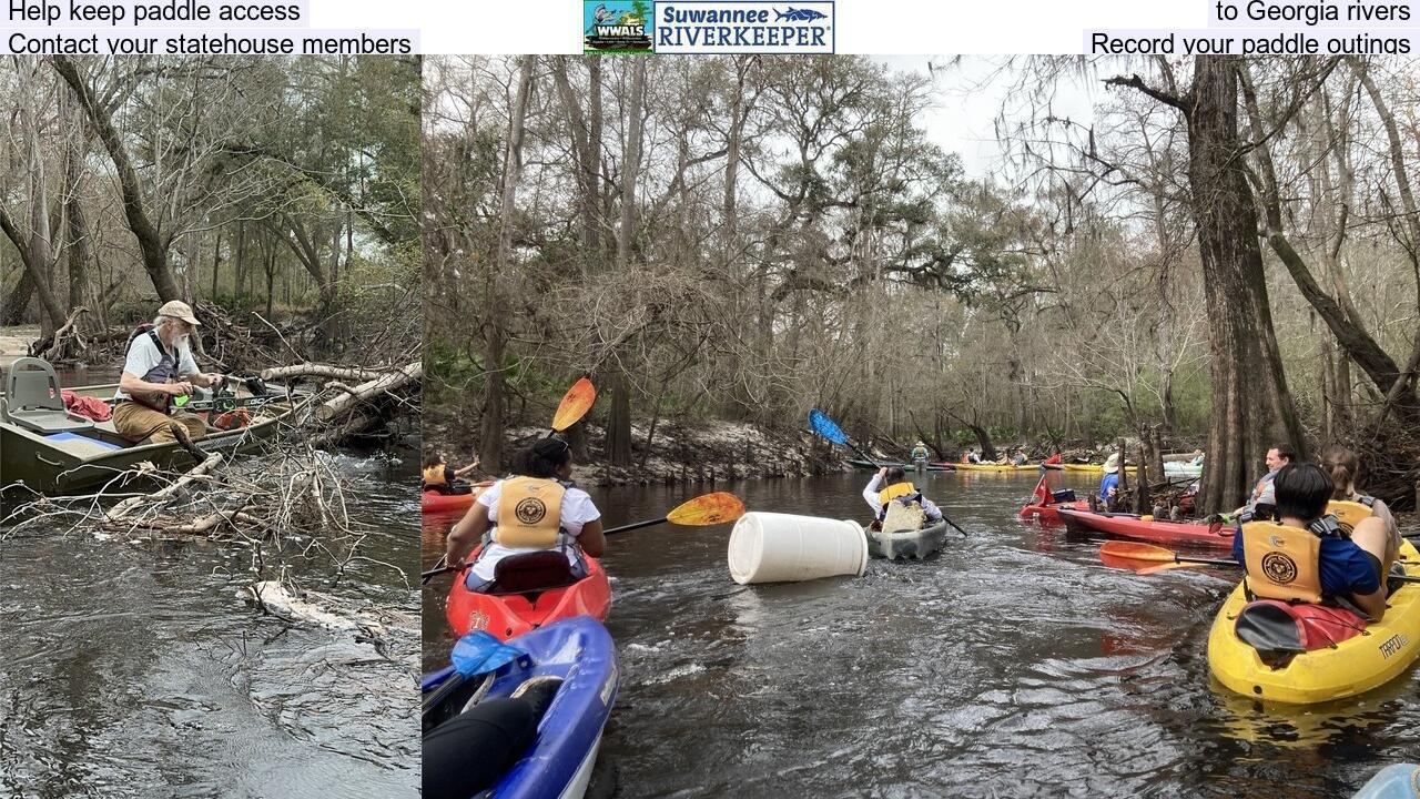 Help keep paddle access to Georgia rivers, Contact your statehouse members, Record your paddle outings