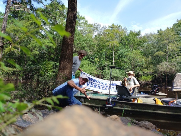 [Banner at Troupville Boat Ramp --Phil Royce, 2024:07:27 10:35:45]